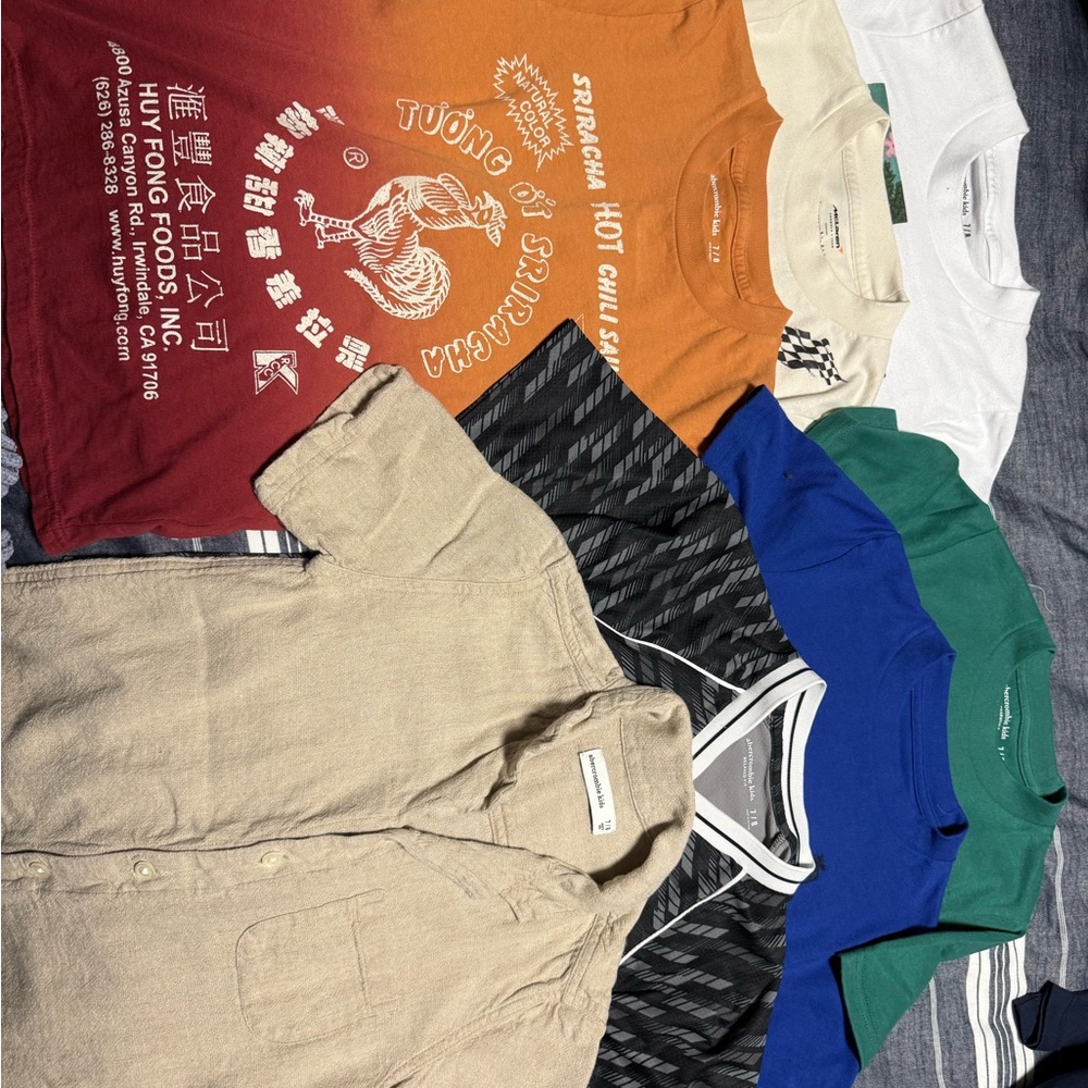 Abercrombie Kids Multicolor Short Sleeve Tees